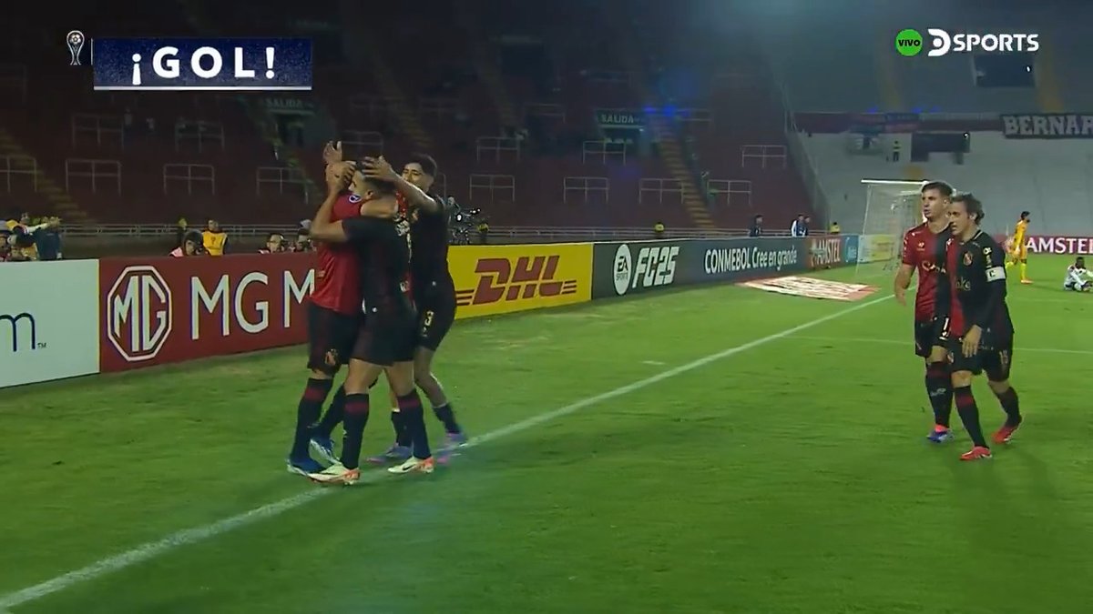 Melgar 🇵🇪 le ganó 1-0 a Academia Puerto Cabello 🇻🇪 con este gol de Pier Barrios. Así quedó el grupo G de la #Sudamericana 🏆: 1⃣🟢🇦🇷Lanús 5 (3PJ/3) 2⃣🟡🇧🇷Vasco 5 (3PJ/1) 3⃣🔴🇵🇪Melgar 4 (3PJ/-2) 4⃣🔴🇻🇪Puerto Cabello 1 (3PJ/-2)