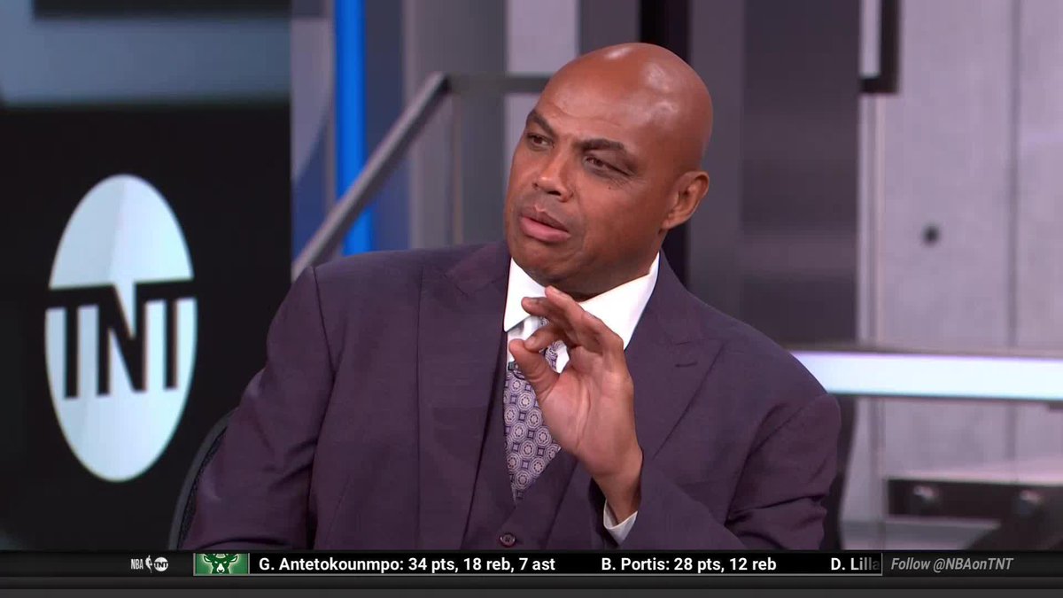 Chuck started making his point but realized he couldn't finish it 😂