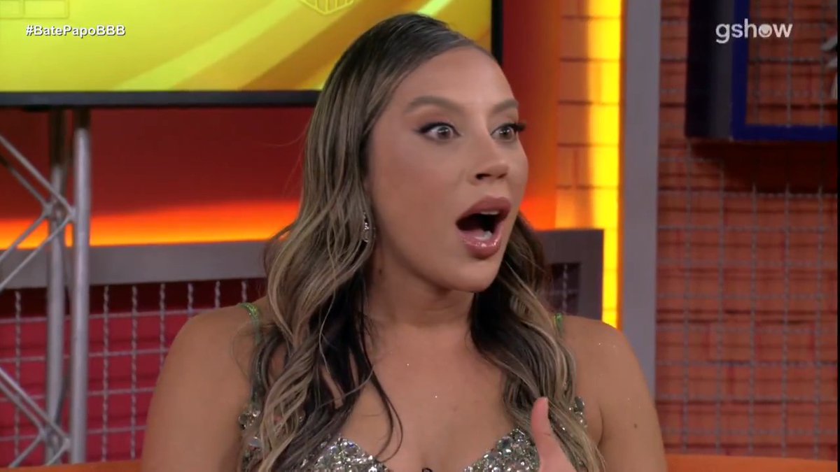 Renata vendo que ganhou no voto da torcida, mas perdeu no voto único. #BatepapoBBB #BBB25