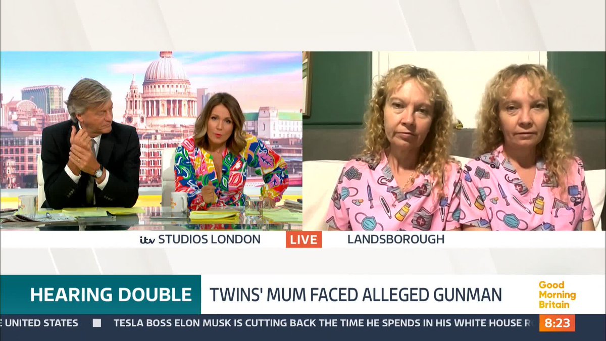 After appearing on this show almost 10 years ago, Australian identical twins Paula and Bridgette Powers have gone viral once again for their astonishing ability to speak in sync. They tell Susanna Reid and Richard about how they find it difficult to talk seperately.