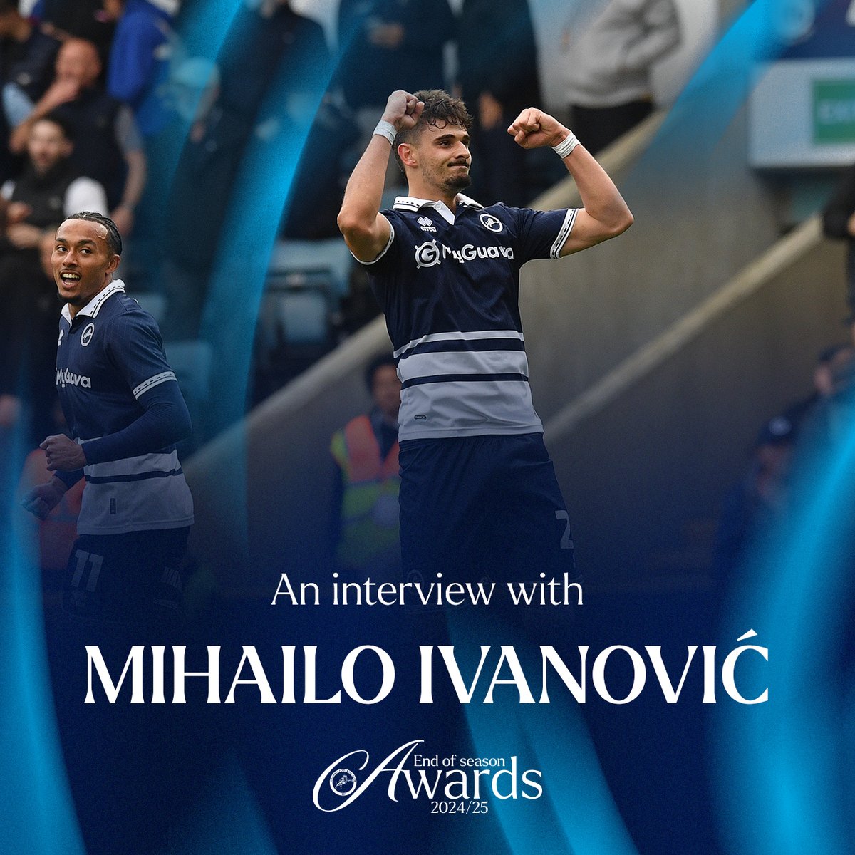 🫶 "It's like I'm home." Three awards for #Millwall's Mihailo Ivanović.