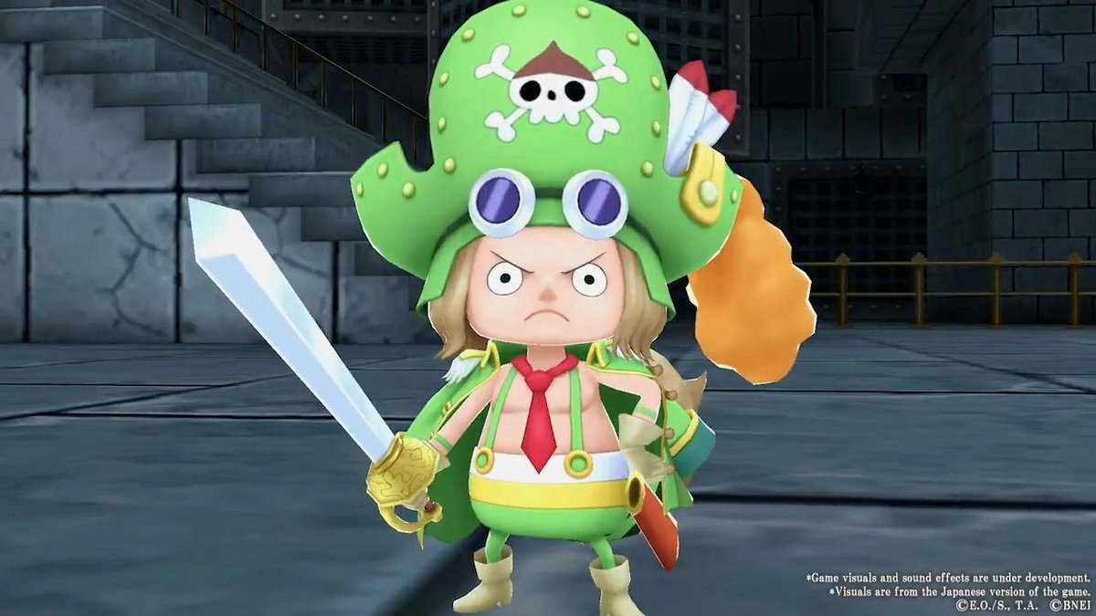 New Character ■Tontatta Pirates / Captain Leo Red Element / Defender While "Haute Couture Patch ★ Work" is active, your team's Treasure Areas become Sew-Sew Treasure Areas! Protect the treasure by pulling in enemies who've been immobilized by Sew-Sew State! #BountyRush