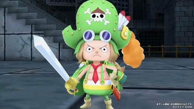 【新キャラ紹介】 ■トンタッタ海賊団/船長 レオ 赤属性/ディフェンダー 『高級仕立パッチ★ワーク』発動中に入った自チームのお宝エリアを、ヌイヌイお宝エリアに変化! さらに、敵を行動不能にするヌイヌイ状態を付与しながら引き寄せてお宝を守るぞ💪 #バウンティラッシュ #ONEPIECE