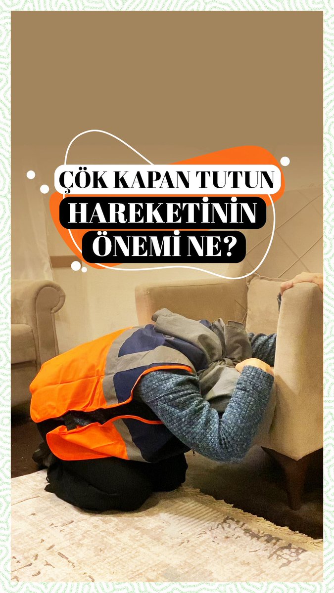 📌Çök kapan tutun hareketi neden önemli? #Deprem anında ne yapmalıyız?
