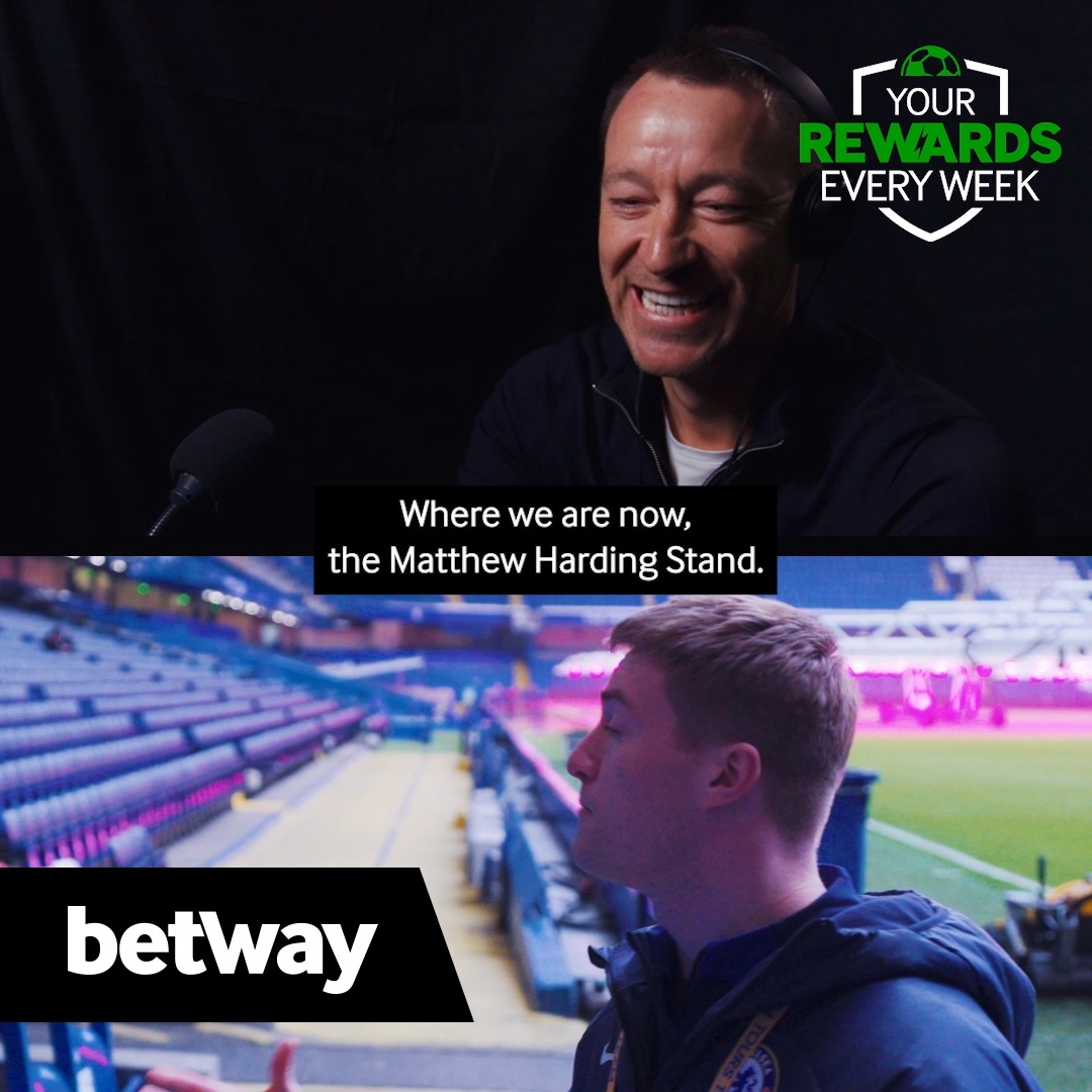 John Terry goes undercover to surprise Chelsea’s biggest fans 😅 Your Rewards Every Week from Betway, official betting partner of Chelsea FC ⚽️