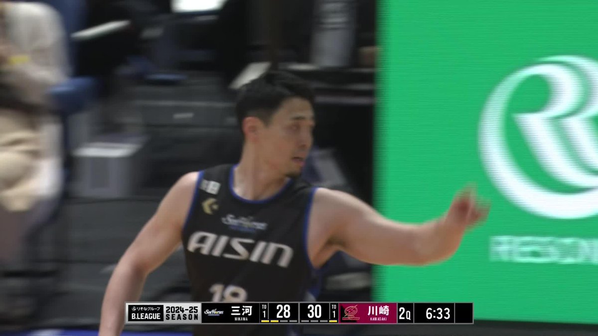 1本のパスでイージーシュートを生み出す #篠山竜青 と #長谷川技 のベテランホットライン👏 4/23(水) 三河vs川崎 バスケットLIVEでライブ配信中📱