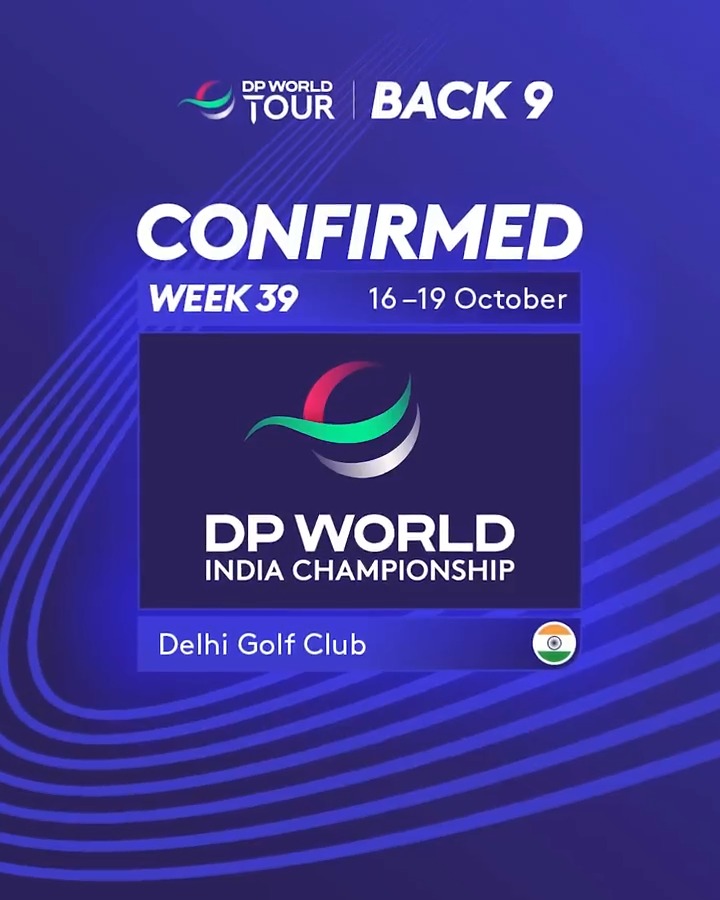 🚨 NEW EVENT 🚨 The DP World Tour returns to Delhi Golf Club for the inaugural DP World India Championship — with a record $4 million prize fund 🇮🇳 📅 October 16-19, 2025 #DPWIC | #SmartLogisticToATee | PGTI