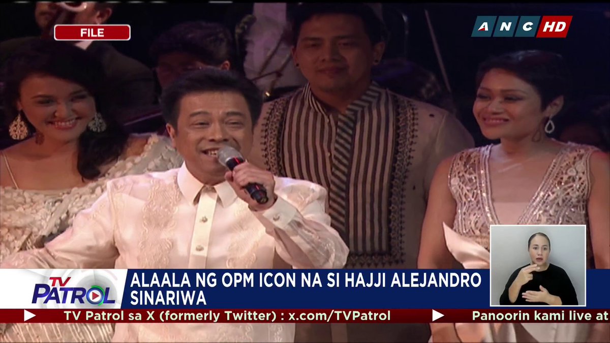 Ikinalungkot ng industriya ng musika sa bansa ang pagpanaw ng isa sa mga haligi ng OPM na si Hajji Alejandro. Sinariwa naman ng kaniyang kapwa-singers at mga kaibigan na sina Marco Sison at Nonoy Zuñiga ang mga huling sandali na nakapiling ang OPM icon.