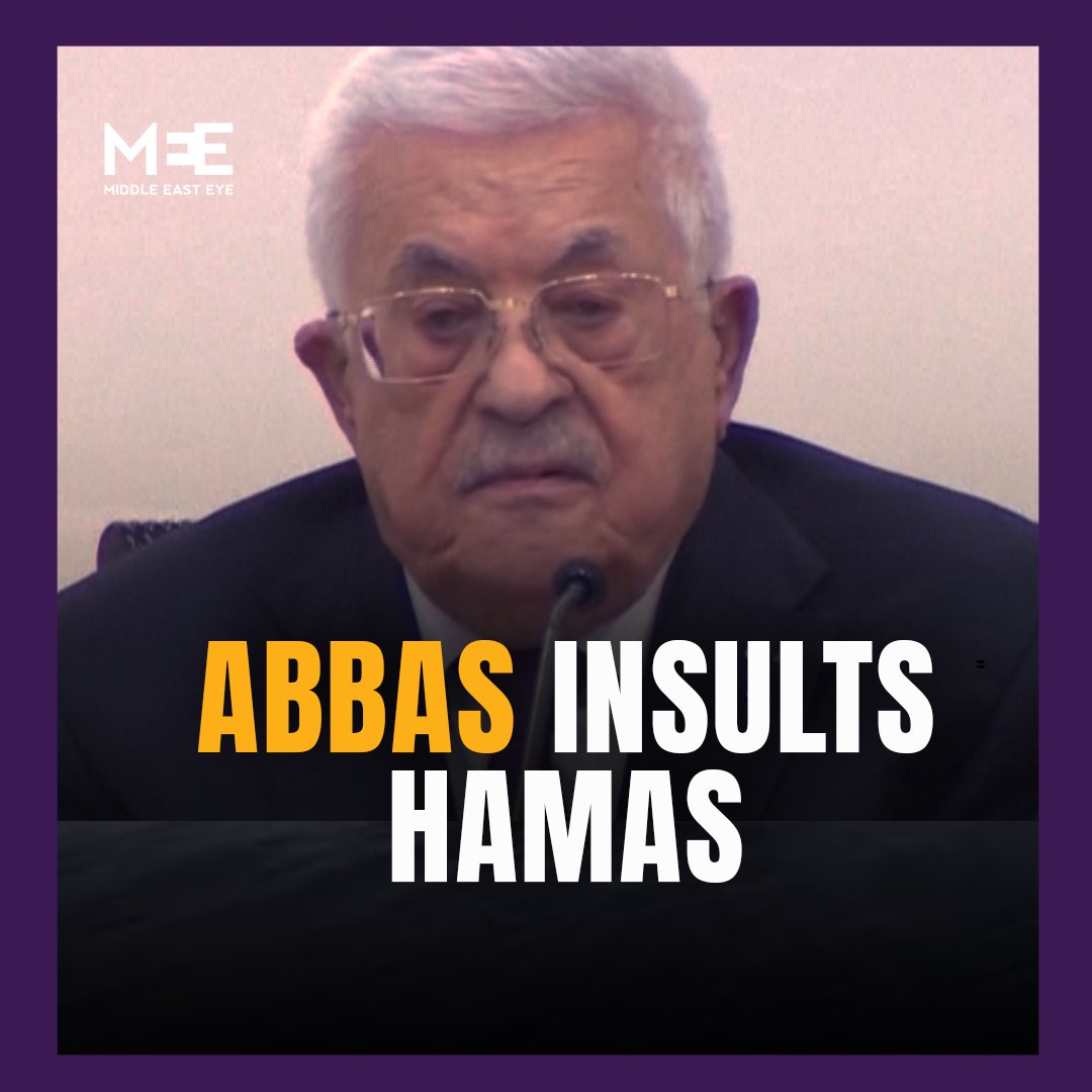 Palestinian president Mahmud Abbas called Hamas "son of bitches" and demanded them to release captives held in Gaza, calling it the main factor fuelling Israeli attacks on the territory, during a conference in Ramallah.