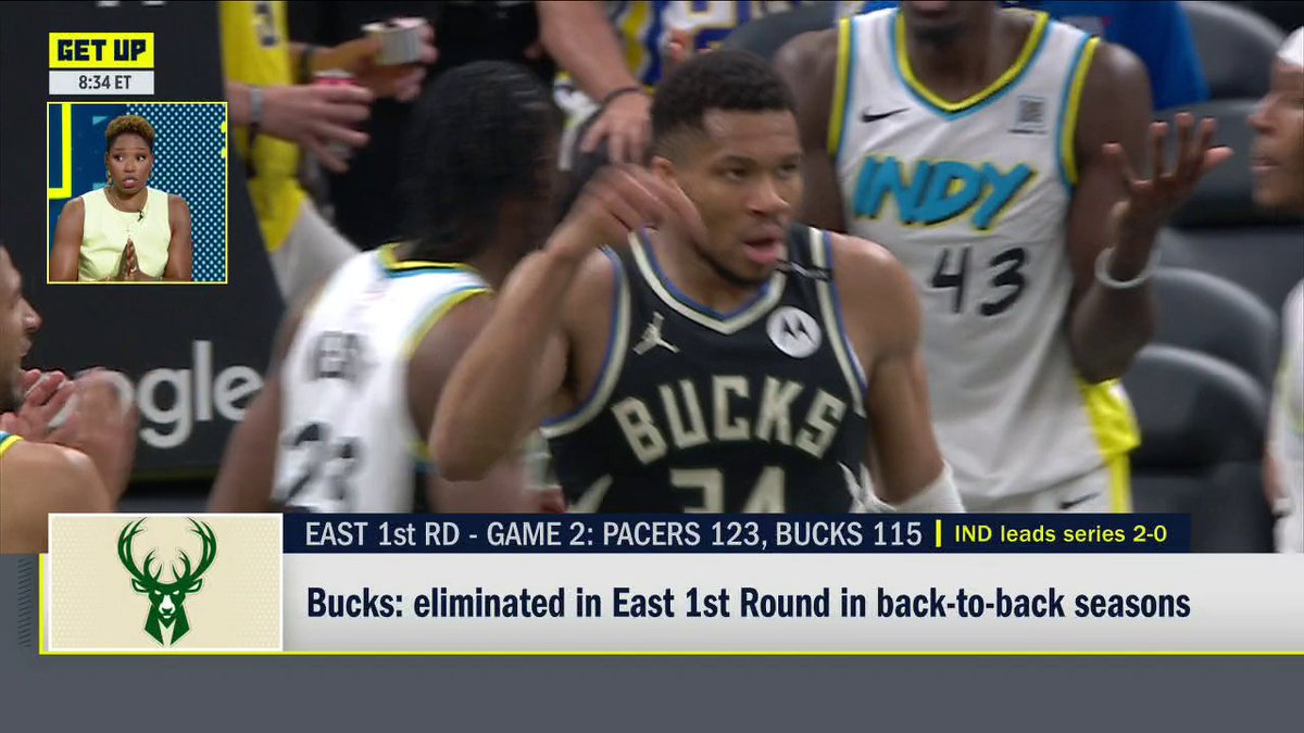 "The Bucks have lost two games where Giannis has been awesome." 😬 Brian Windhorst and McNutt Monica on Giannis's future with the Bucks 👀