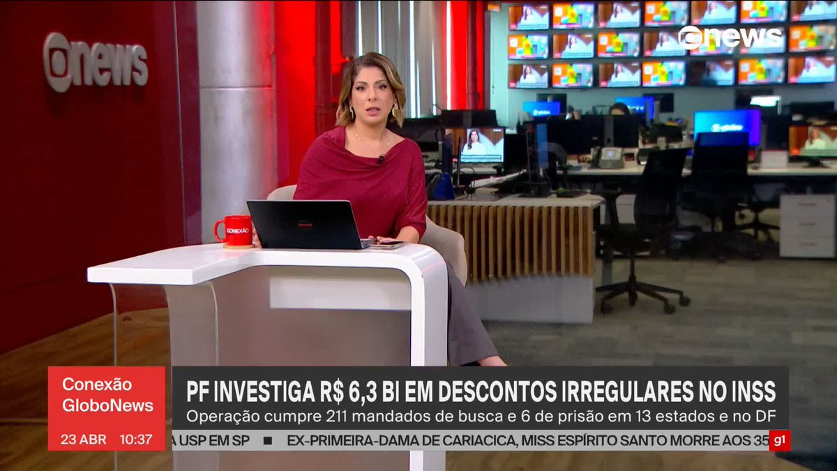Apuração de Daniela Lima: servidores envolvidos em investigação da PF contra fraudes em aposentadorias e pensões apostam na demissão do chefe do INSS. ➡ Assista ao #ConexãoGloboNews: #GloboNews
