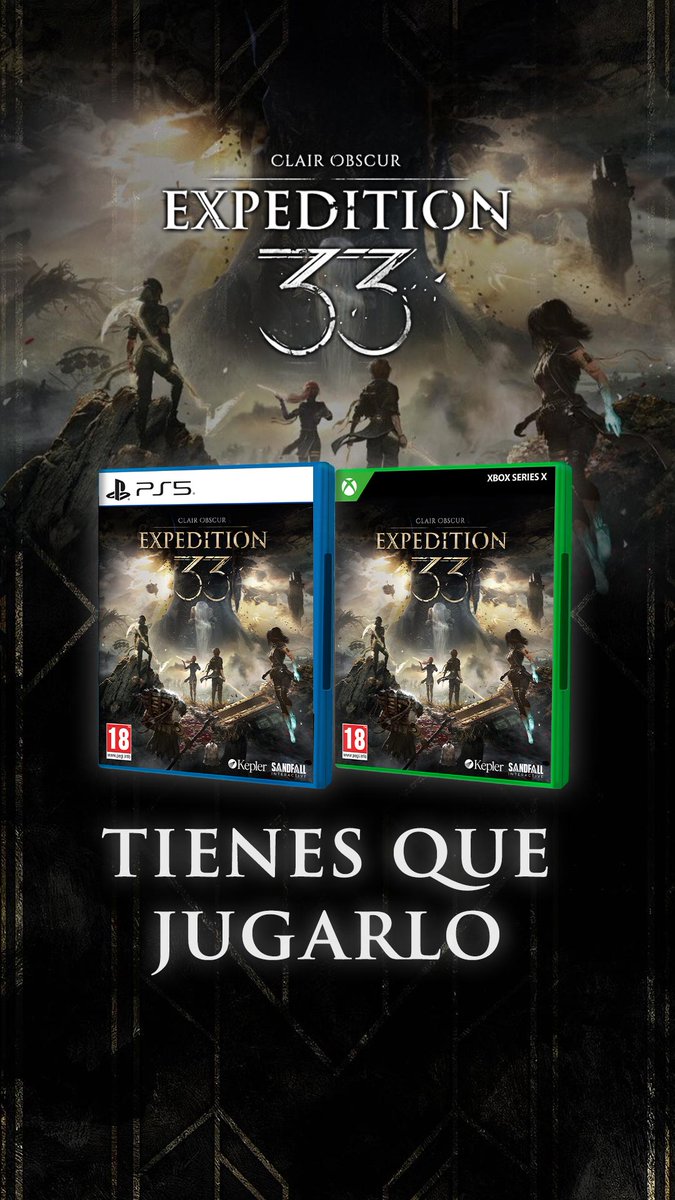 ❤️ De verdad, ojalá más juegos como #ClairObscurExpedition33 ❤️ 📱 No os perdáis nuestra #Review y recordad que en GAME os lleváis un precioso SET DE POSTALES exclusivo al comprarlo hasta fin de existencias. Cosmocover PR 🇪🇺🇫🇷🇩🇪🇪🇸🇮🇹🇧🇪🇨🇭🏳️🌈 Bandai Namco España