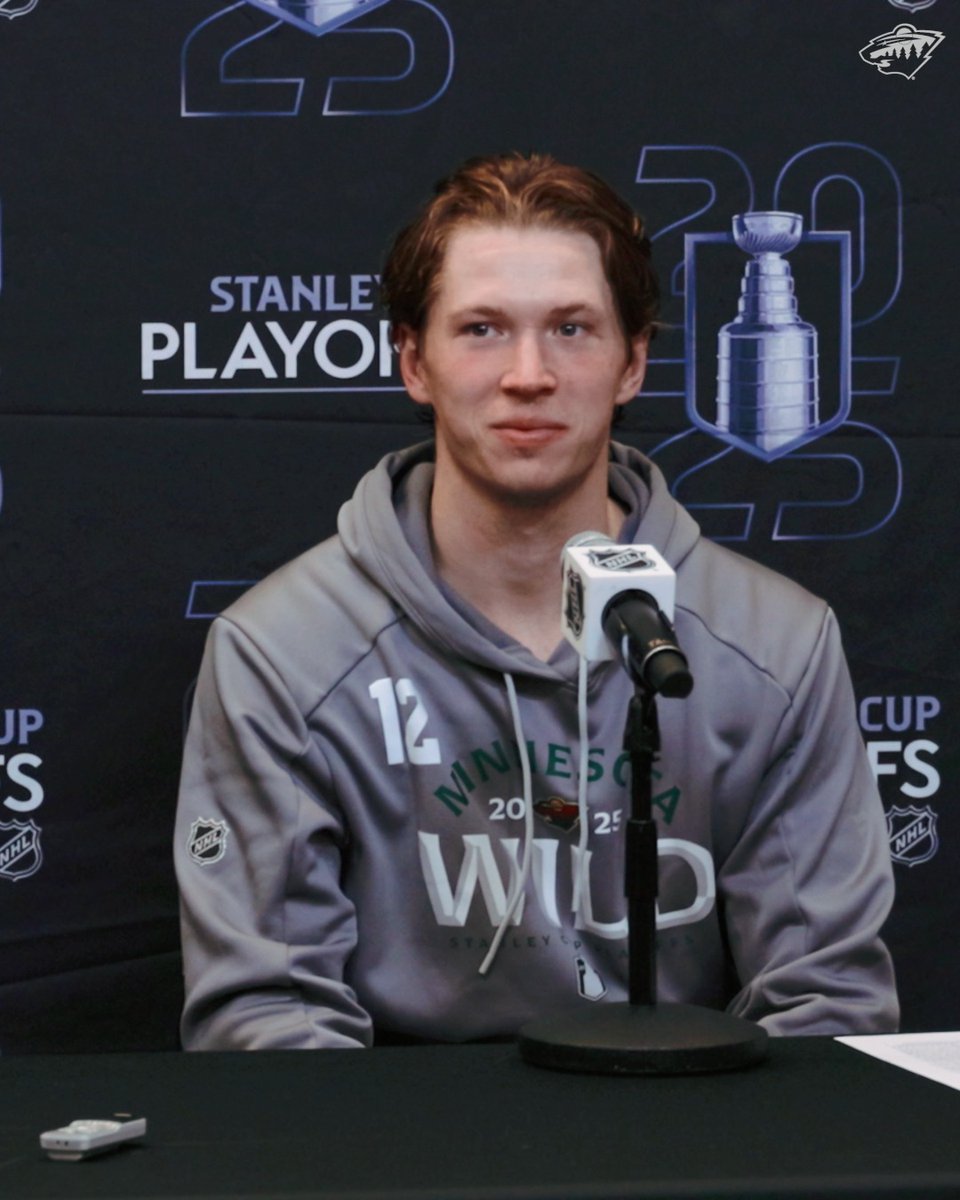 "It might have been the best pass I've ever seen" 🗣️ From last night: Matt Boldy on Kirill Kaprizov's passing #mnwild