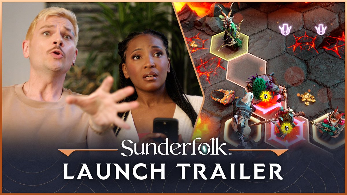 Assemble your party and schedule your next game night—#Sunderfolk is available now on Steam, Switch, PS5, and Xbox Series X|S! ✨ We’ll see you in the Sunderlands. 💎