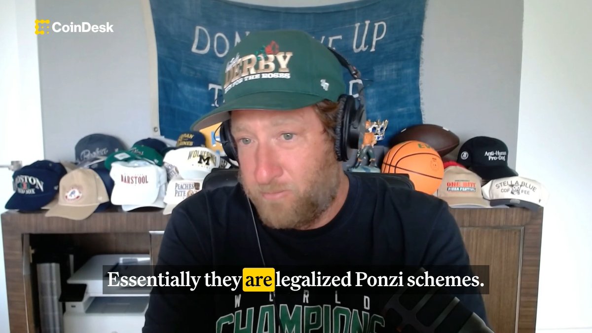 🎢 Memecoins are “essentially legalized Ponzi schemes," says Dave Portn0y, reflecting on his wild ride through crypto mania with @jennsanasie. Watch the full interview 🔗👇