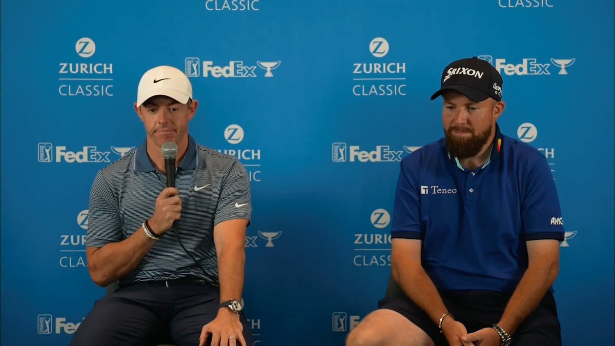 "I couldn't be in a better place in my life personally and professionally" โค๏ธ Rory McIlroy looks ahead to defending his title with Shane Lowry at the Zurich Classic this week after his Masters celebrations ๐๏ธ