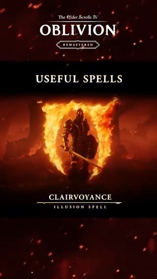 Having trouble finding an objective on your quest? The Clairvoyance spell can help light the way! ✨