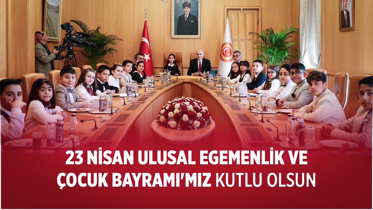 23 Nisan Ulusal Egemenlik ve Çocuk Bayramı'mız kutlu olsun. 🇹🇷 #23Nisan #TBMM105Yaşında