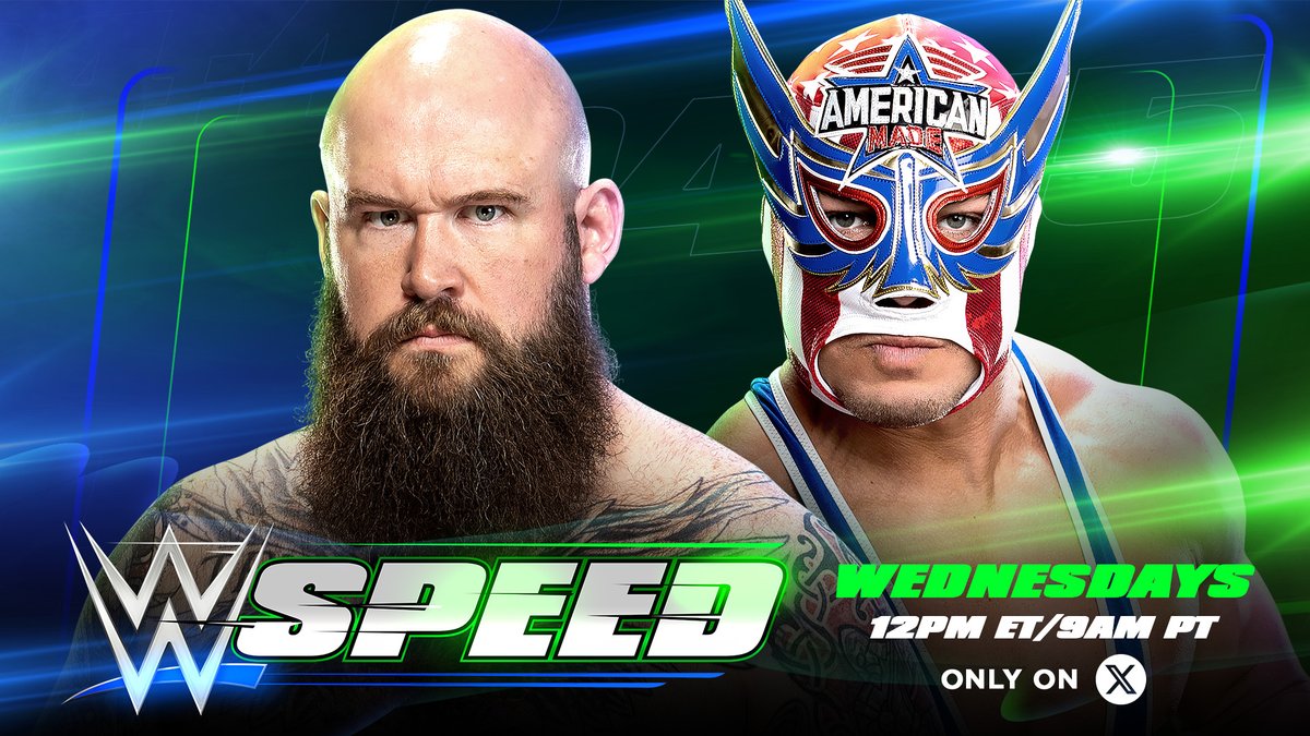 TODAY on #WWESpeed! Who will punch their ticket to the #WWESpeed Semifinals? Will it be Erik or Grande Americano? 👀