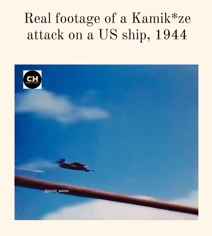 Japanese Kamikaze Attack on an American Vessel (1944)