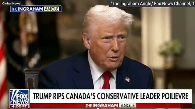 Trump's afraid of one man, and it's not Mark Carney. Poilievre will put Canada First, for a change. #cdnpoli #elxn45