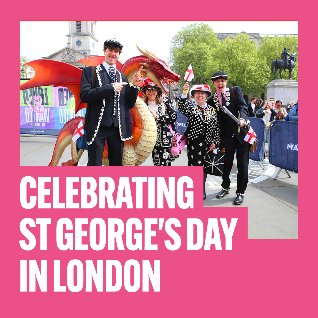 This Bank Holiday Monday, Londoners and visitors came together to celebrate St George’s Day, English traditions and everything it means to be English at Trafalgar Square 🏴󠁧󠁢󠁥󠁮󠁧󠁿