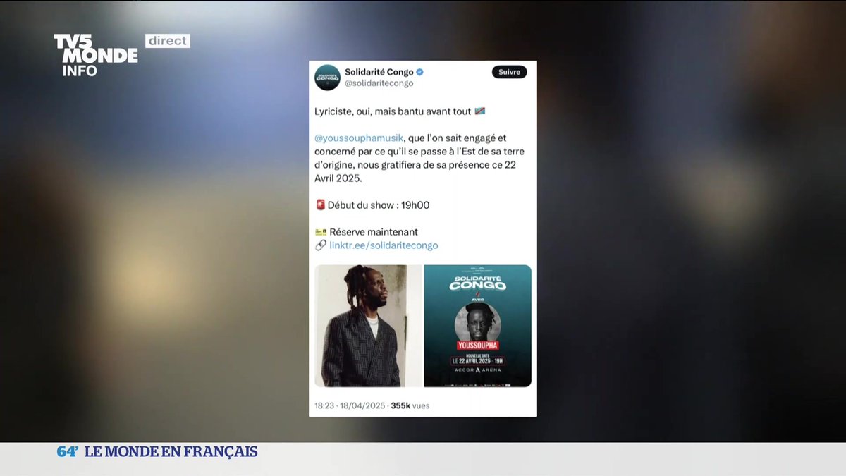 Le concert-hommage aux victimes de la guerre dans l'Est de la RDC s'est tenu ce mardi soir à Paris. 11 000 spectateurs étaient présents