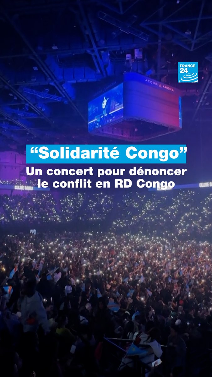 🎤 Une trentaine d'artistes francophones, dont Gims, Fally Ipupa ou #Soolking, se sont produits à guichets fermés, mardi soir, à l'Accor Arena, à Paris, à l'occasion d'un concert caritatif pour la paix en République démocratique du #Congo