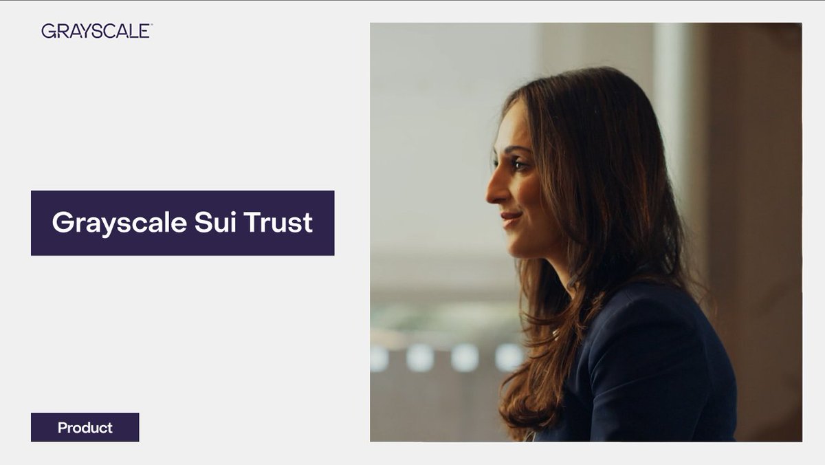 Introducing the Grayscale $SUI Trust Open to eligible accredited investors. Learn more about $SUI and see important disclosures: