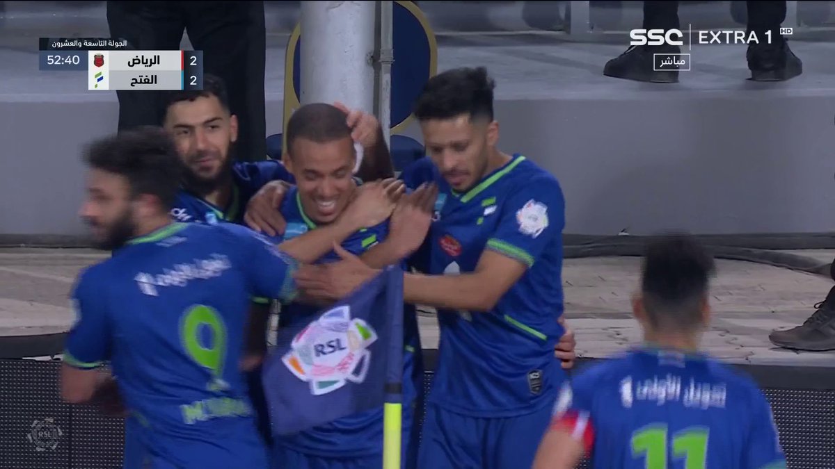 الفتح يتعادل مع الرياض بهدفين لمثلهما.