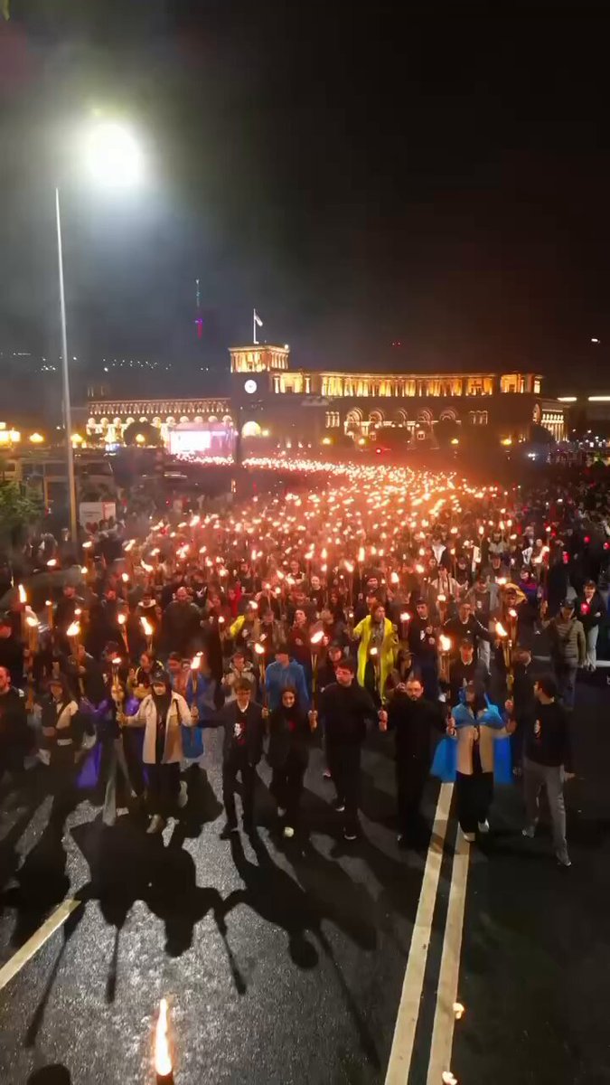 This is happening now… #ArmenianGenocide Yerevan/Armenia!