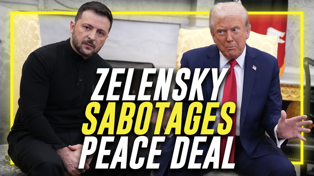 BREAKING: Trump Publicly Spanks Zelensky Again After The Dictator Sabotages Any Hope Of A Peace Deal With His Delusional Demands » LIVE X STREAM: