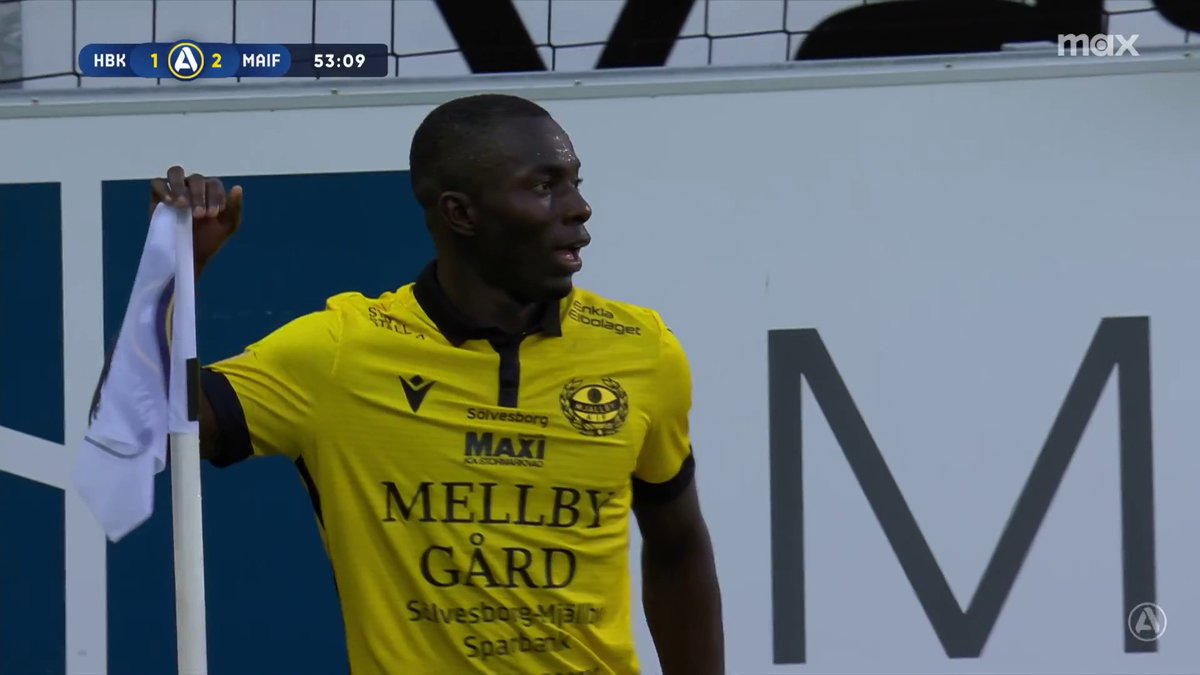 MAIF är åter i ledningen, Abdoulie Manneh med målet! 2-1 mot HBK 🟡 📲 Se Allsvenskan på Max