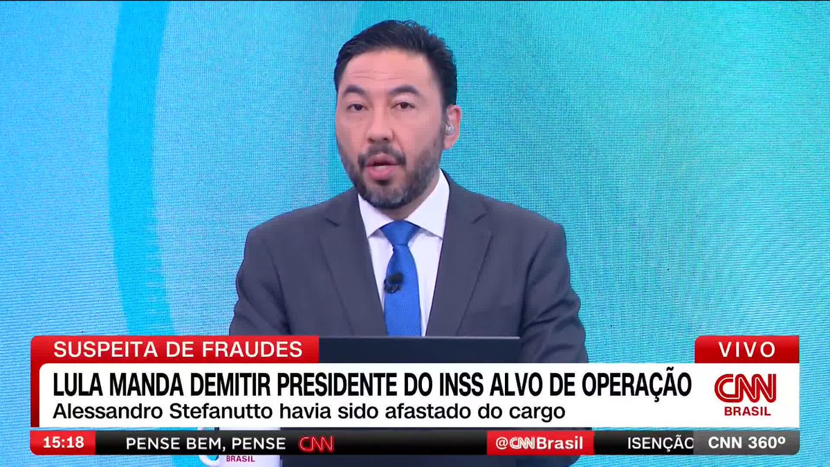 Lula manda demitir presidente do INSS alvo de operação PF; assista #CNN360