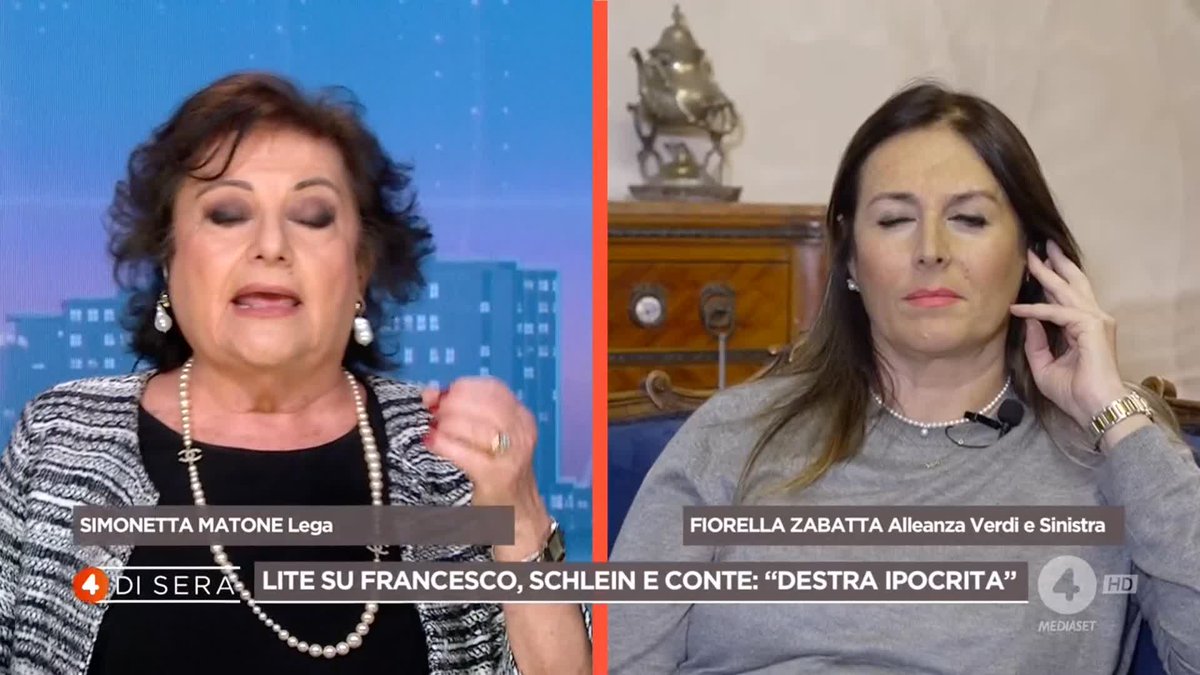 Simonetta Matone: "Se c'è qualcuno che strumentalizza le dichiarazioni di Papa Francesco è la banalità dell'opposizione" #4disera in diretta su #Rete4 e in streaming su Mediaset Infinity