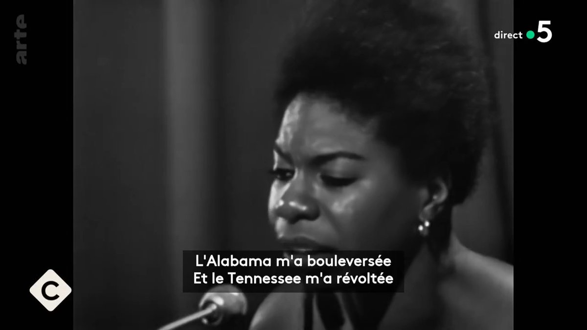 🎶 Retour en 1965 à Amsterdam pour revoir le concert superbement filmé de Nina Simone, qui sera diffusé ce dimanche à 18h40 sur Arte ! Une pure beauté que nous raconte @PierreLescure dans son Œil ✨ #CàVous