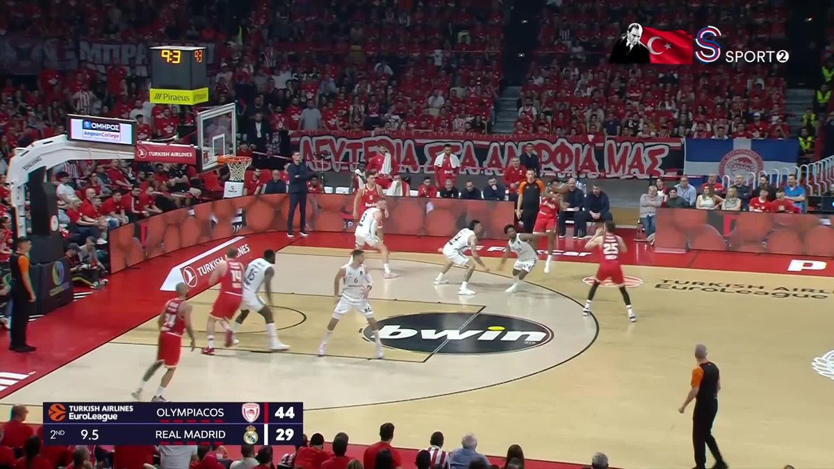 🔥 Olympiacos, Real Madrid karşısında ilk yarıda şov yaptı!