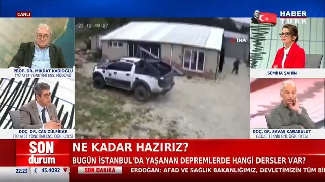 Bugün İstanbul'da yaşanan depremlerde hangi dersler var? Ne kadar hazırız? Doç. Dr. Can Zülfikar #AçıkveNet'te anlattı.