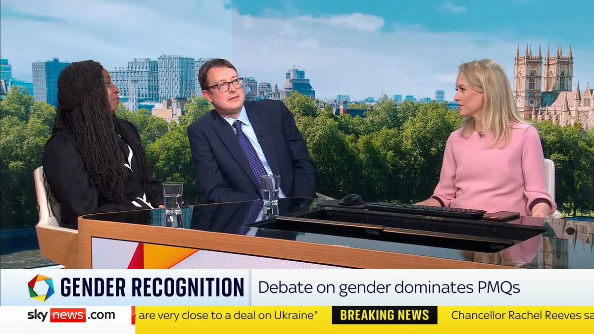 "Trans women should of course still continue to use women's bathrooms... I do not police people in public toilets." Dawn Butler ✊🏾💙 sets out the practicalities around the Supreme Court ruling that the definition of a 'woman' is a 'biological woman'. #PoliticsHub ⬇️