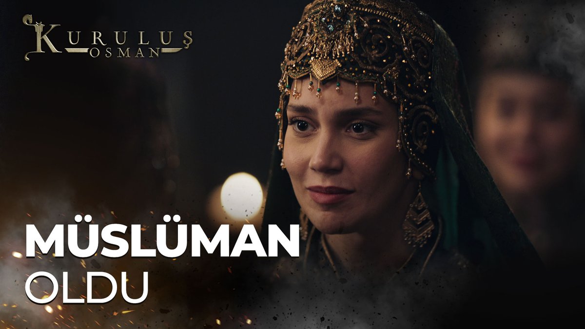 Müslüman oldu. "Gayrı senin adın Nilüfer Hatun..." #KuruluşOsman atv
