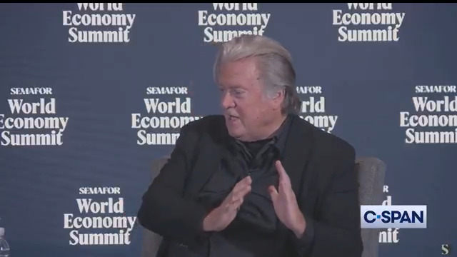 Steve Bannon on Treasury Secretary: "Scott is a safe pair of hands...If Howard Lutnick had been Secretary of Treasury it would have been an unmitigated disaster...This is about people putting their own interests first, like Elon, versus putting the nation's interests first."