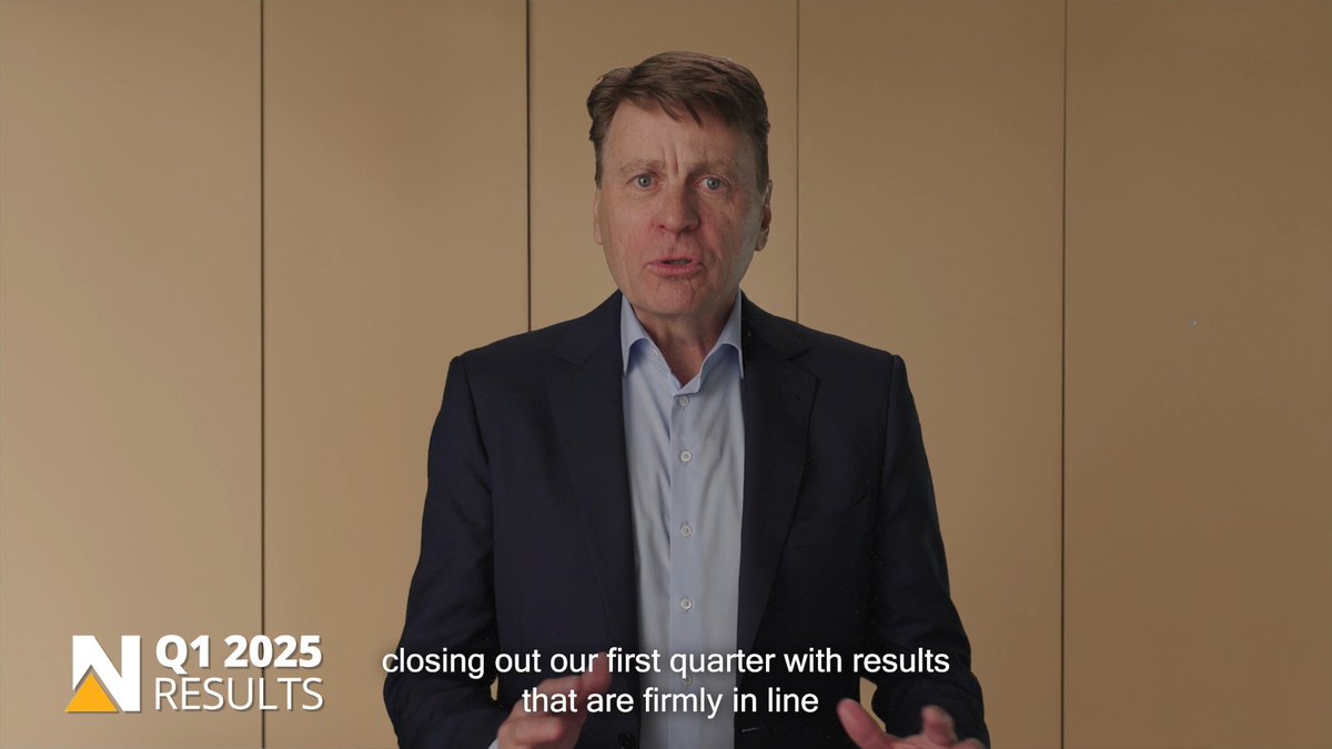 📢 Today, we announced our Q1 2025 #FinancialResults, declaring a dividend of $0.25 per share and demonstrating the strength of #Newmont’s unrivaled Tier 1 portfolio. Watch Tom Palmer, Newmont’s President and CEO, share some recent achievements that have helped drive our strong performance. See full press release for details: $NEM $Gold #GoldMining