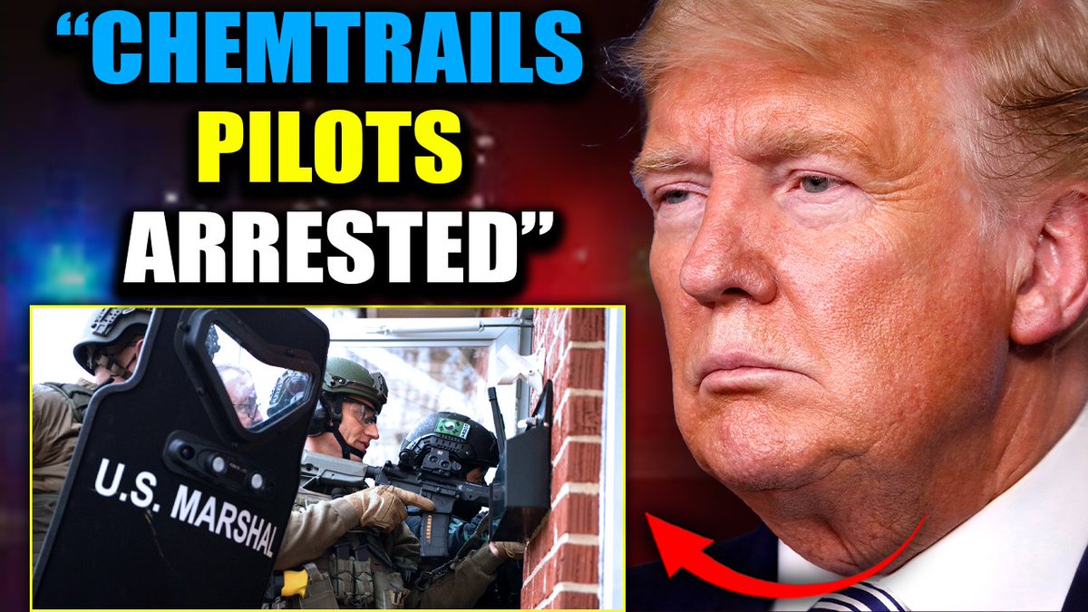 Trump's Chemtrails Task Force Makes First Major Geoengineering Arrest in U.S. For decades, they told us we were crazy. They said those grid-like streaks in the sky were just condensation ... nothing more than harmless trails left by passing jets. But behind the ridicule, behind the denial, something sinister was taking shape - hidden in plain sight. Now, the walls are finally starting to crack. The Chemtrails Task Force - a covert, cross-agency unit activated just weeks ago - has already sent shockwaves through the highest levels of power. Rogue agencies have been shut down. Financial networks frozen. And in a stunning turn of events... the Task Force has made its first arrests.