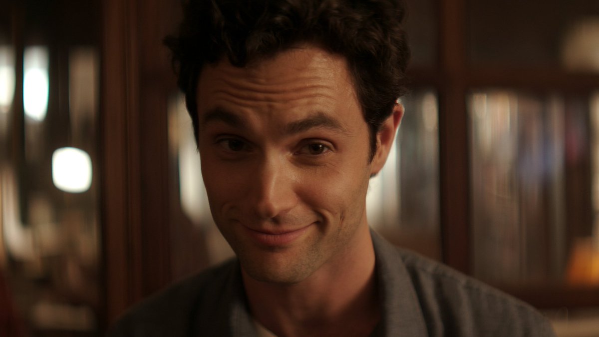The very first scene of YOU introducing Penn Badgley as Joe Goldberg. The final season premieres tomorrow.