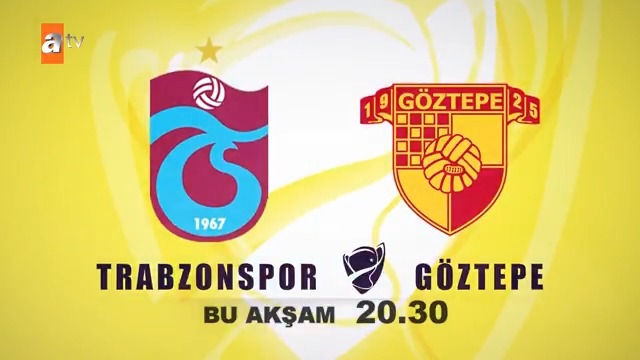 Kupa heyecanı atv'de 🏆 Trabzonspor - Göztepe Ziraat Türkiye Kupası yarı final maçı bu akşam 20.30'da atv'de. #ZTK #Trabzonspor #Göztepe