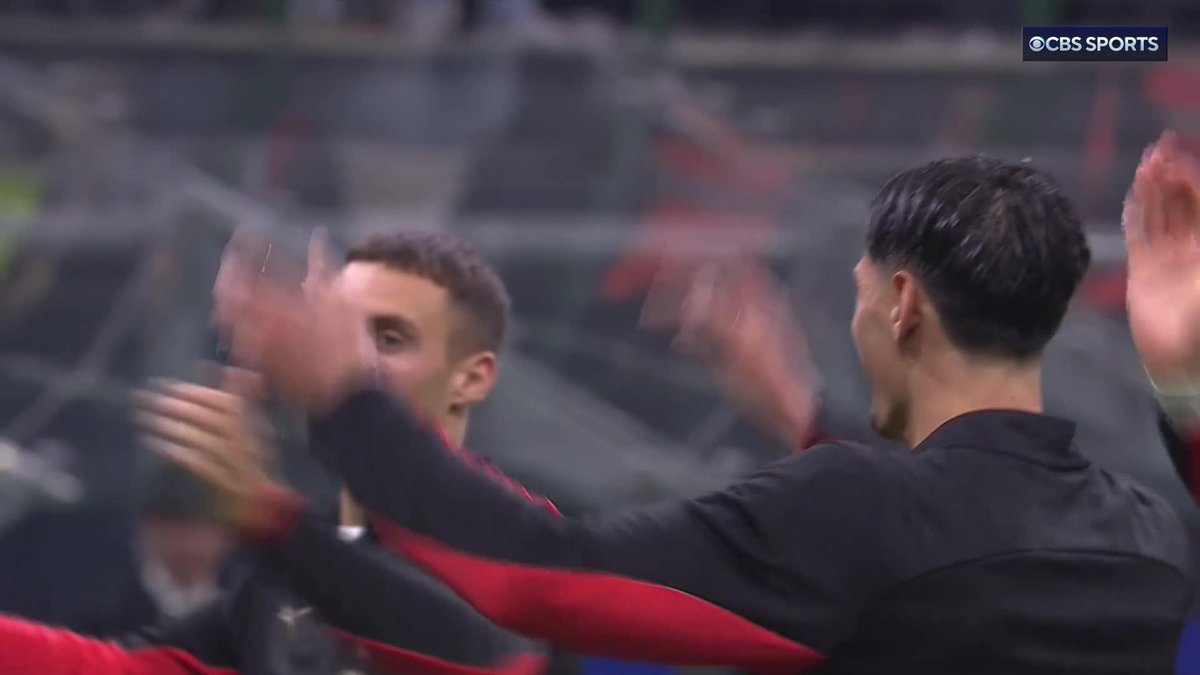 Scenes in Milan 🤌 The Rossoneri book their place in the Coppa Italia final in the Derby della Madonnina ⚫🔴