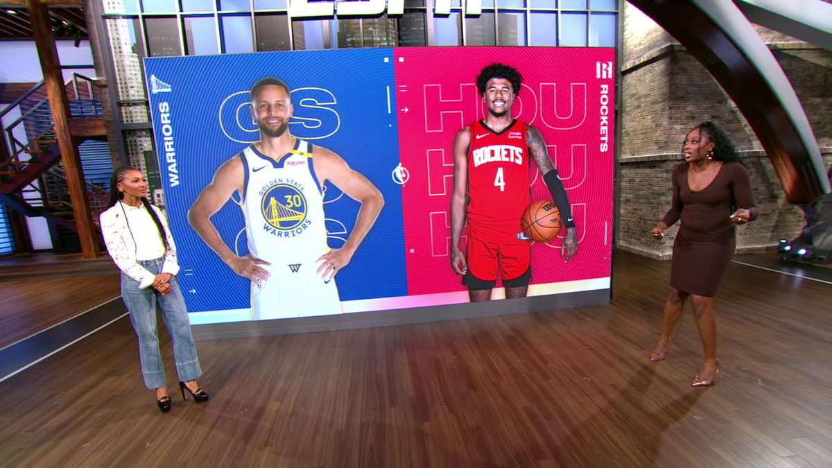 "Jalen Green has to be better if the Rockets want a chance at tying this series up.” 🚀 Chiney Ogwumike breaks down Steph Curry’s matchup against Jalen Green in the Warriors-Rockets series .
