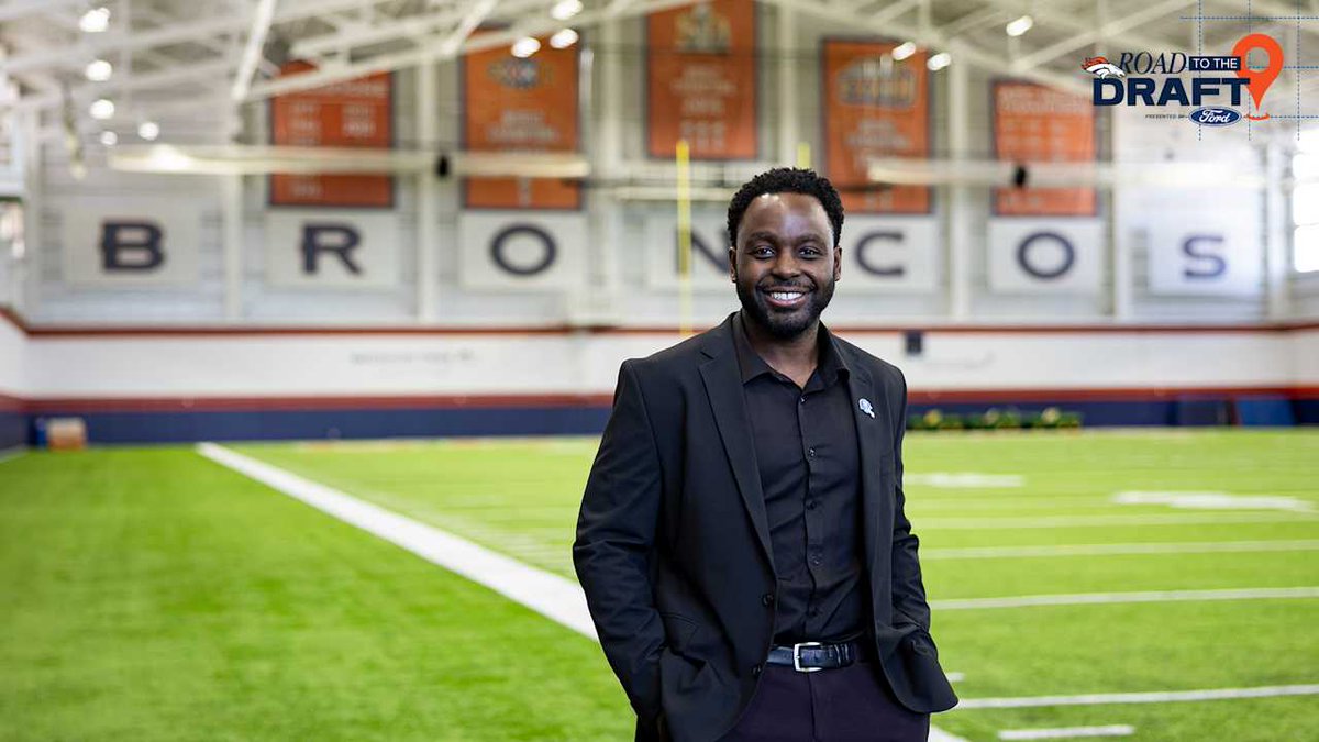 "It's a full-circle moment for me." Former Wisconsin Football &amp; Denver Broncos RB Montee Ball on announcing a 2025 #BroncosDraft pick: