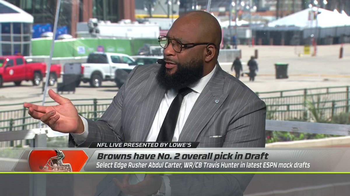 "You can score 35 and Joe [Burrow] gone score 50." Marcus Spears is adamant on the Browns taking Abdul Carter over Travis Hunter.