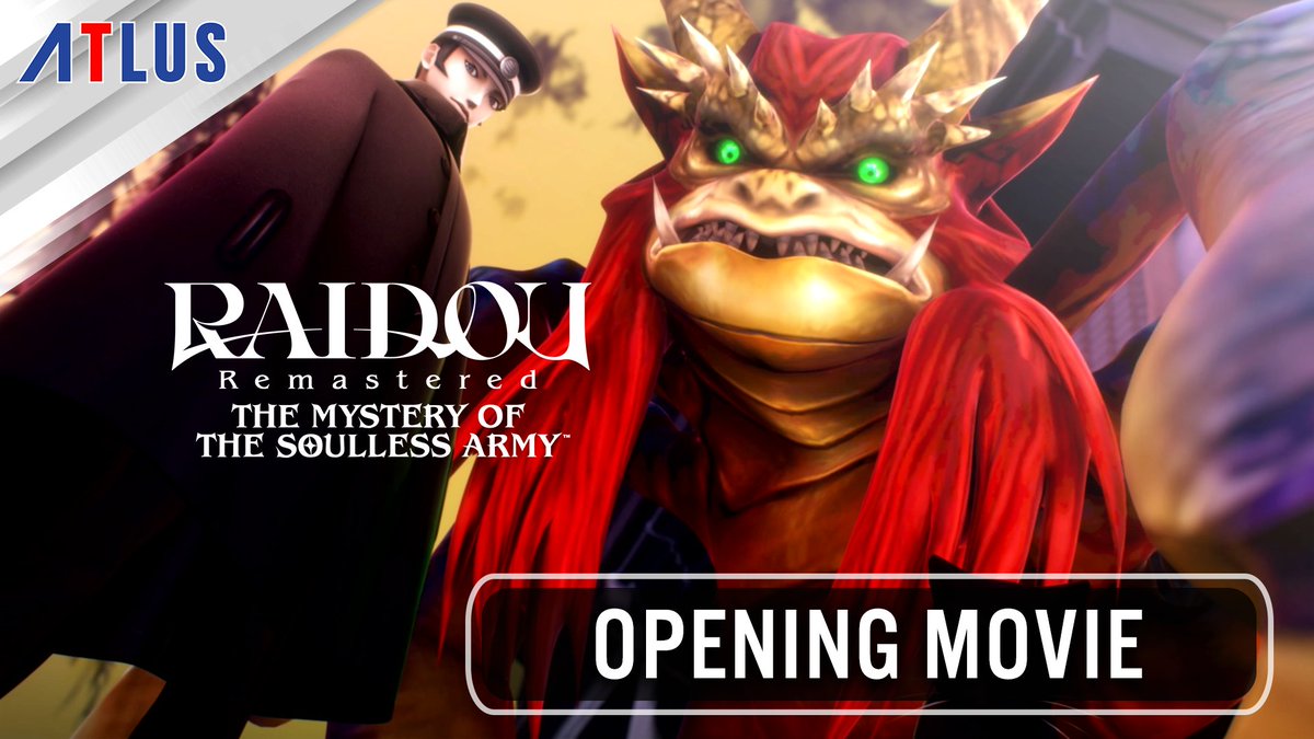 Calling all investigators of the supernatural: Pre-orders for RAIDOU Remastered: The Mystery of the Soulless Army on Nintendo Switch 2 begin tomorrow, April 24th! Stay tuned to our channels for more updates on pre-order timing. 🎬 RAIDOU Remastered Opening Movie